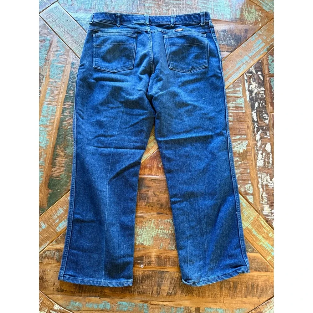 Wrangler Five Star Men's Jeans - Dark Stonewash, Size 38 X 29
